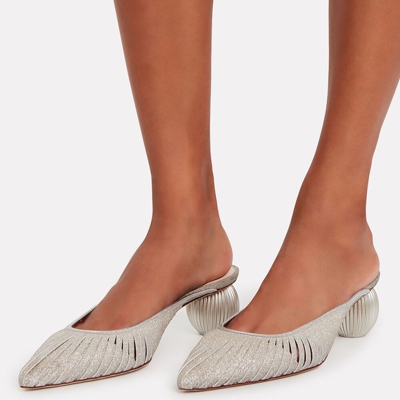 cult gaia Shoes - ⭐️ NEW ⭐️ CULT GAIA Alia Glitter Leather Mules